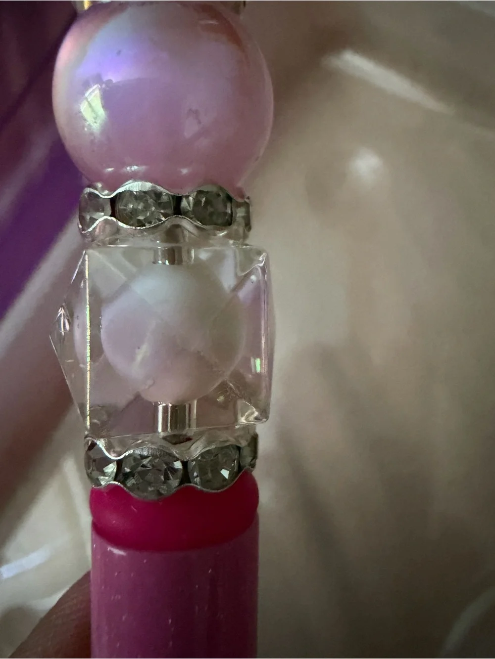 My Melody custom beaded pen